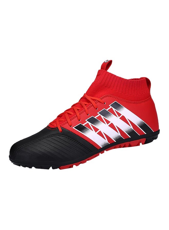 Fashion Cleats Football Soccer Shoes Red/Black  - Image 3