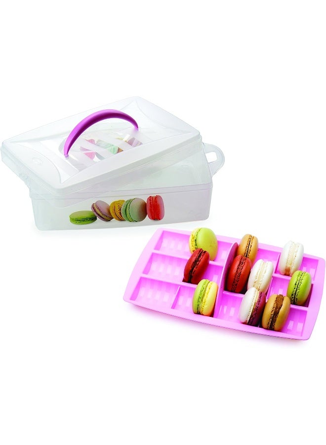 Snips Plastic Food Container Clear/Pink - Image 5
