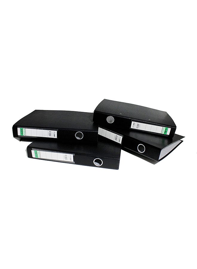 ألبا رادو طقم مجلد للملفات بنمط صندوق مقاس A4 من 10 قطع أسود - Image 4