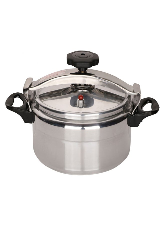 Pressure Cooker With Glass Cover Silver/Black