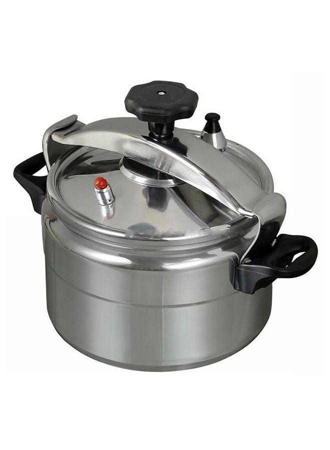 Sonica Popular Aluminium Non-Stick Induction Compatible Base Pressure Cooker Silver/Black 9Liters