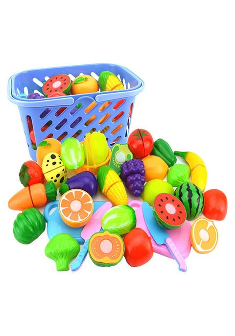 مجموعة ألعاب التظاهر بالمطبخ مكونة من 25 قطعة مع مواد غير سامة للأطفال 12x12x10 سم 12x12x10سم