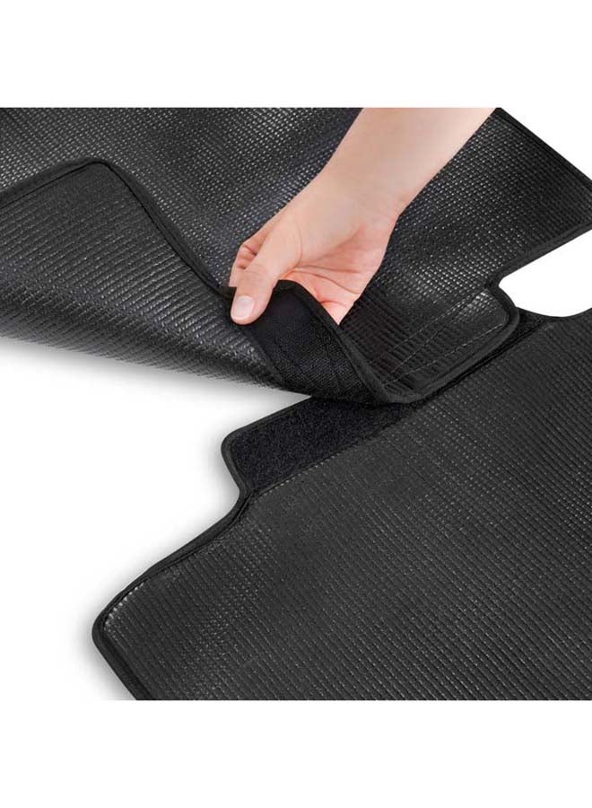 hauck - Sit On Me Deluxe Car Seat Protector For Child Seats Compatible With Isofix, Rear - Facing Car Seats And Infant Carriers, Car Seat Organizer, 47 X 121 Cm - Black - Image 1