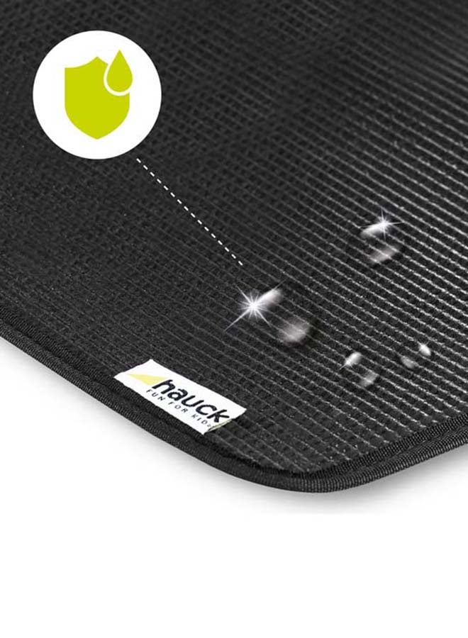 hauck - Sit On Me Deluxe Car Seat Protector For Child Seats Compatible With Isofix, Rear - Facing Car Seats And Infant Carriers, Car Seat Organizer, 47 X 121 Cm - Black - Image 1