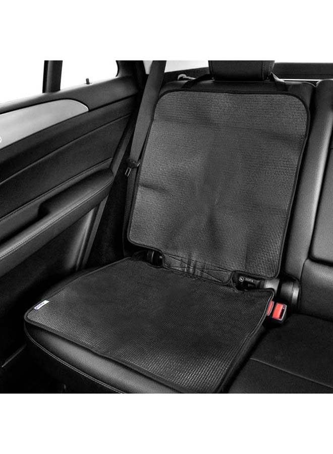 hauck - Sit On Me Deluxe Car Seat Protector For Child Seats Compatible With Isofix, Rear - Facing Car Seats And Infant Carriers, Car Seat Organizer, 47 X 121 Cm - Black - Image 1