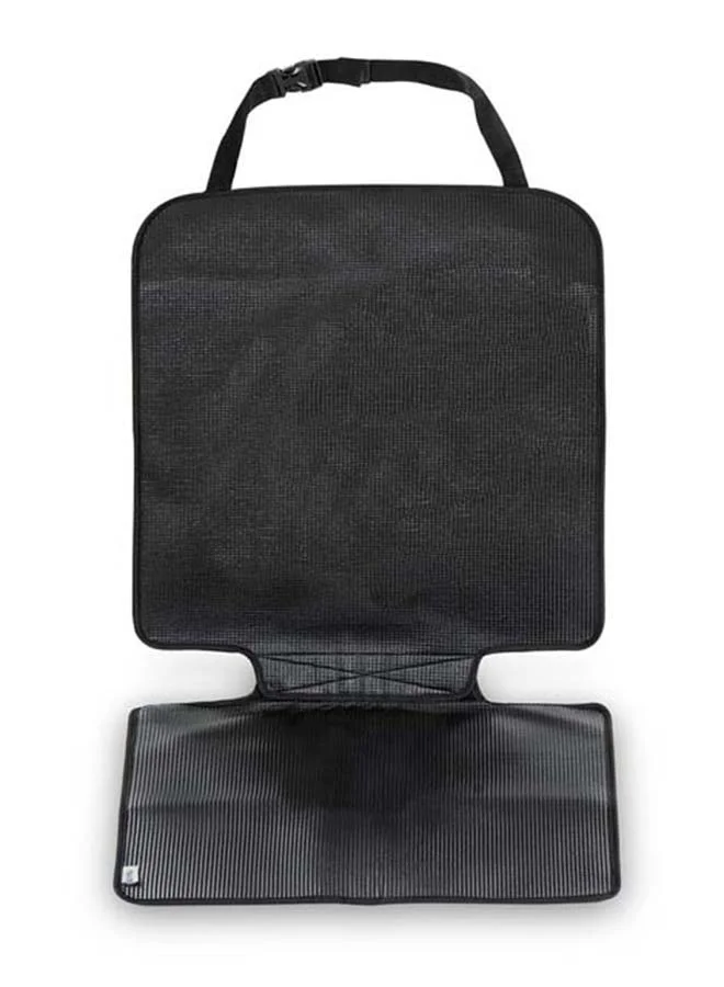 hauck Sit On Me Deluxe Car Seat Protector For Child Seats Compatible With Isofix, Rear - Facing Car Seats And Infant Carriers, Car Seat Organizer, 47 X 121 Cm - Black