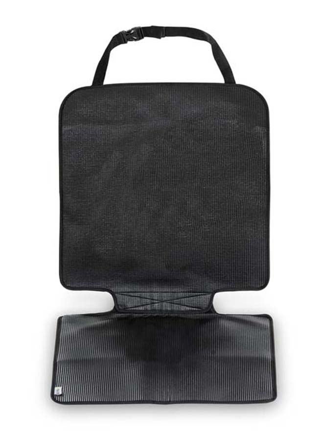 hauck - Sit On Me Deluxe Car Seat Protector For Child Seats Compatible With Isofix, Rear - Facing Car Seats And Infant Carriers, Car Seat Organizer, 47 X 121 Cm - Black - Image 1