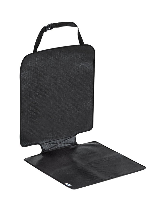 hauck - Sit On Me Deluxe Car Seat Protector For Child Seats Compatible With Isofix, Rear - Facing Car Seats And Infant Carriers, Car Seat Organizer, 47 X 121 Cm - Black - Image 1