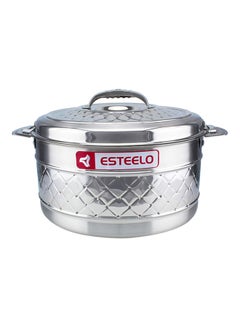 Esteelo Stainless Steel Casserole Silver 6000ml 
