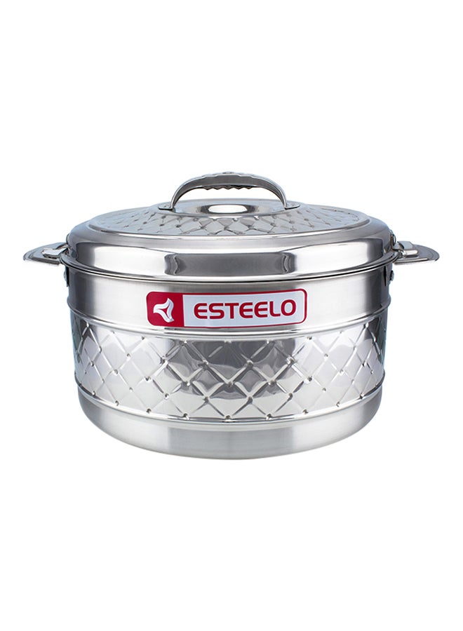Esteelo Stainless Steel Casserole Silver 6000ml