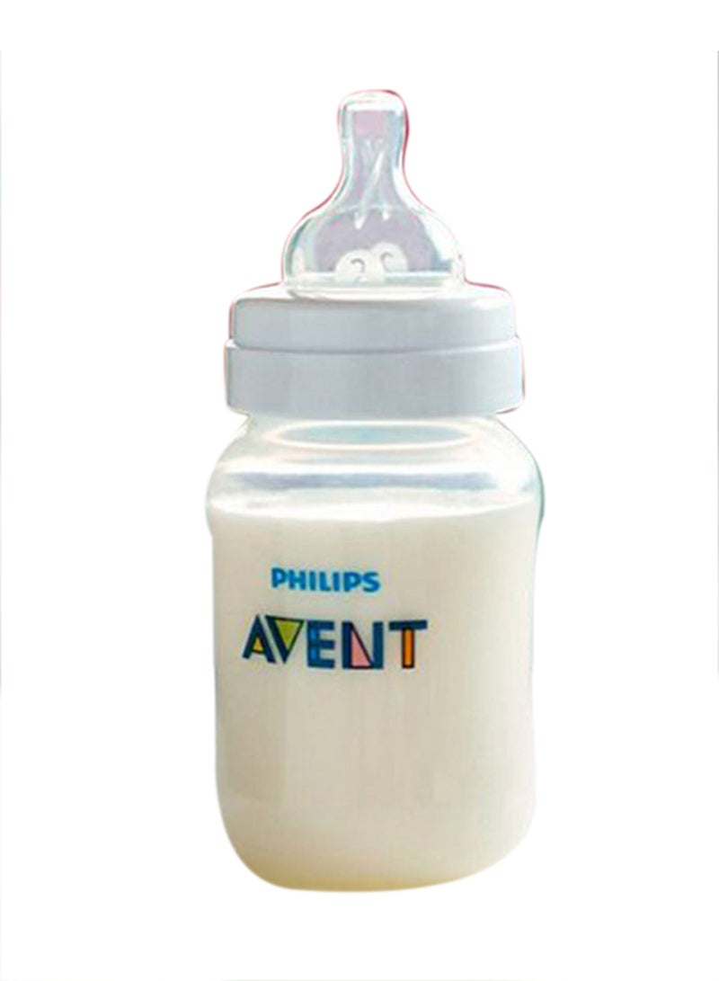 PHILIPS AVENT - Set Of 2 Fast Flow Anti Colic Classic Plus Teats 4 Hole For 6 Months + Baby - Clear, Scf634, 27 - Image 1