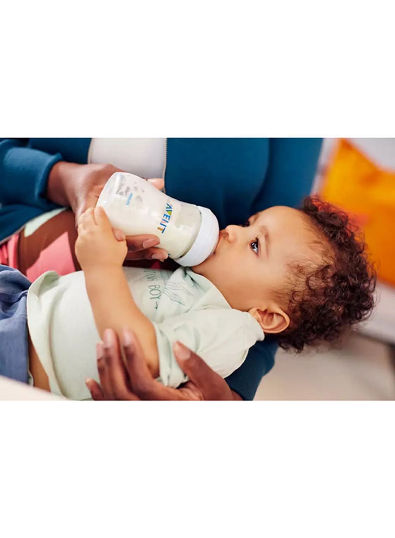 PHILIPS AVENT - Set Of 2 Fast Flow Anti Colic Classic Plus Teats 4 Hole For 6 Months + Baby - Clear, Scf634, 27 - Image 1