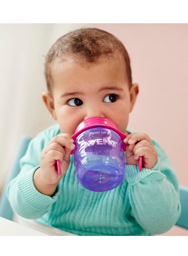 Classic Baby Training Soft Silicone Sippy Cup 6M+, 200 Ml - Purple And Pink - pnsku/N16322563A/45/_/1724241903/205f75c8-9eea-4612-83e8-eb881aaf6c1a