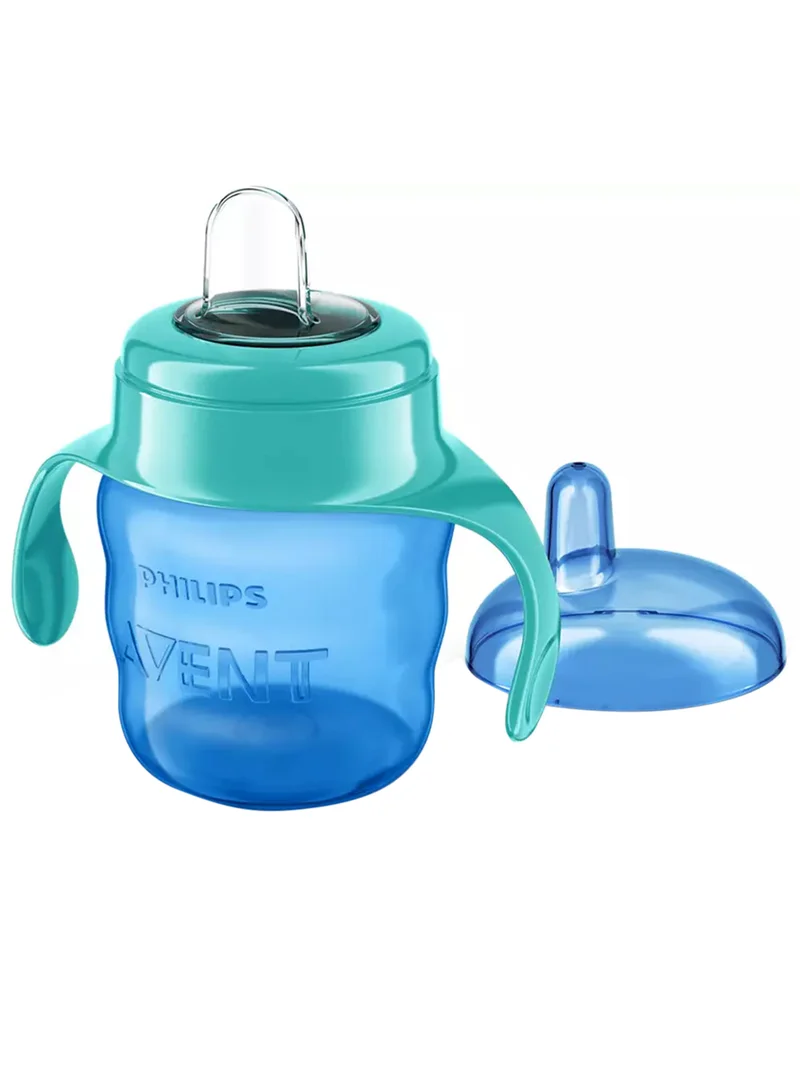 PHILIPS AVENT Classic Soft Silicone Spout Cup, 6M Plus, 200 Ml - Blue And Green