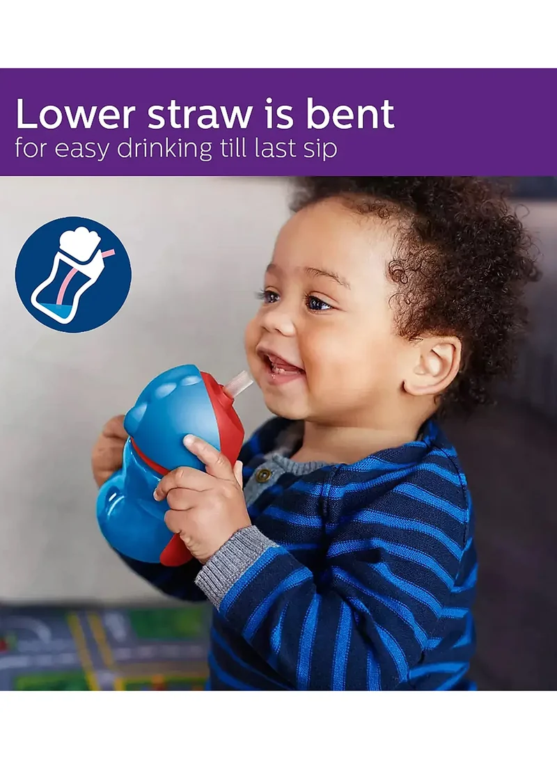 Philips Avent Straw Cup 7Oz Single Mixed Boy | No.1 Brand Recommended By Moms Worldwide