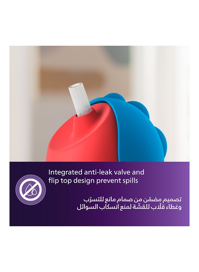 كوب شرب بماصة قابلة للثني خالٍ من مادة BPA وبتصميم يعزز من تطور الفم بشكل صحي، متنوع - 200 مل - Image 3