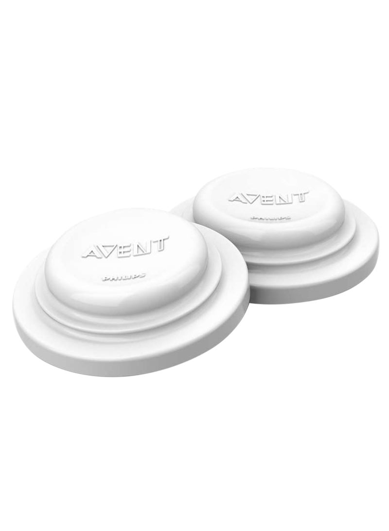 PHILIPS AVENT Pack Of 6 Baby Feeding Bottle Sealing Disc For Milk Storage - White  - Image 1