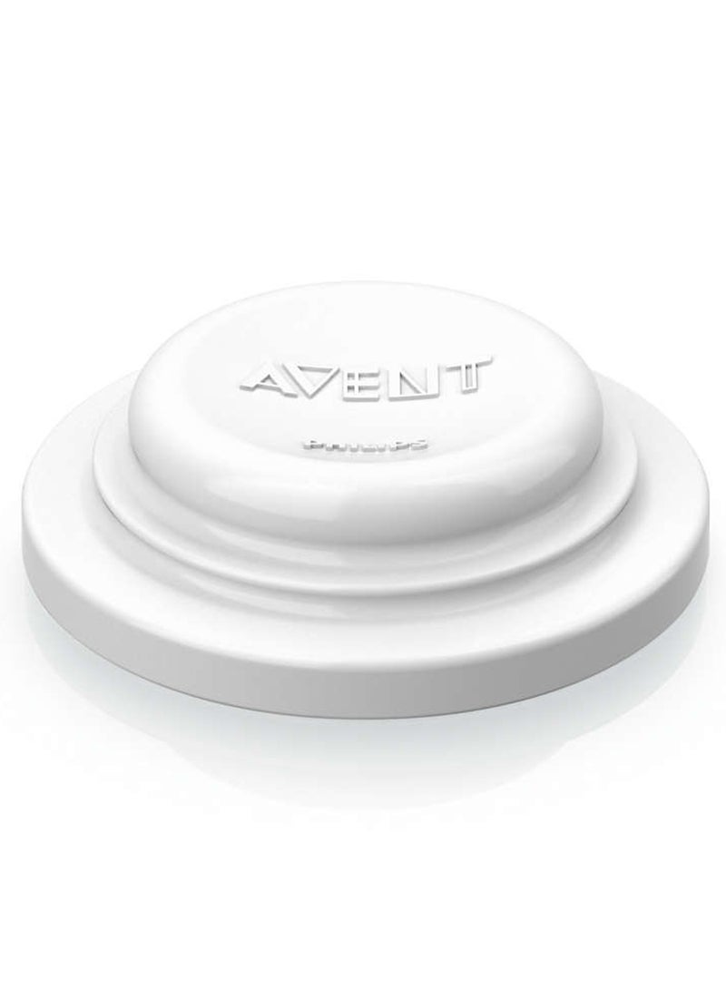 PHILIPS AVENT Pack Of 6 Baby Feeding Bottle Sealing Disc For Milk Storage - White  - Image 2