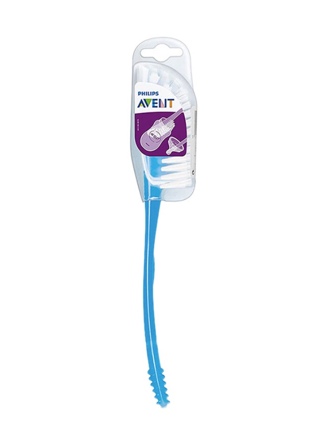 PHILIPS AVENT Baby Feeding Botlle And Teat Durable Cleaning Brush With Curved Head - Blue  - Image 3