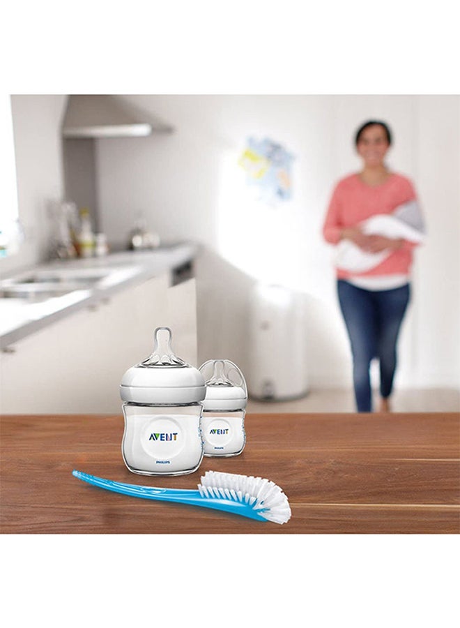 PHILIPS AVENT Baby Feeding Botlle And Teat Durable Cleaning Brush With Curved Head - Blue  - Image 4