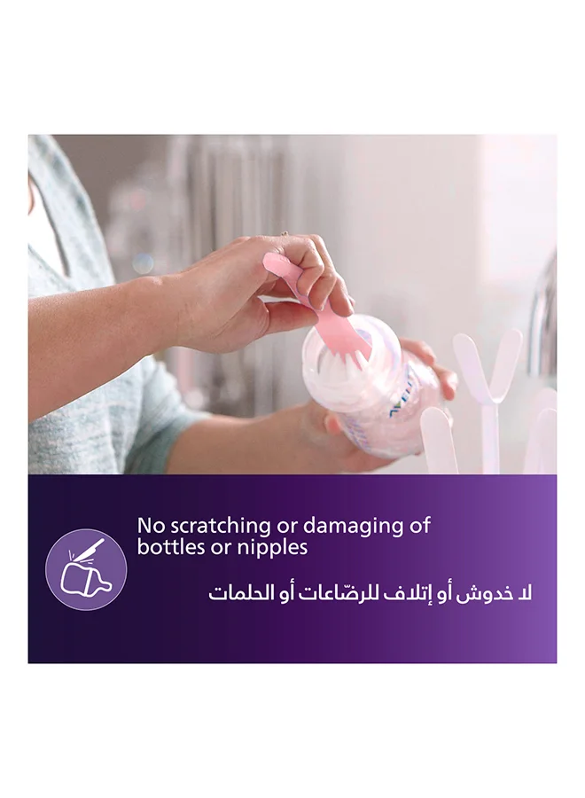 Philips Avent Bottle And Teat Brush Pink | No.1 Brand Recommended By Moms Worldwide