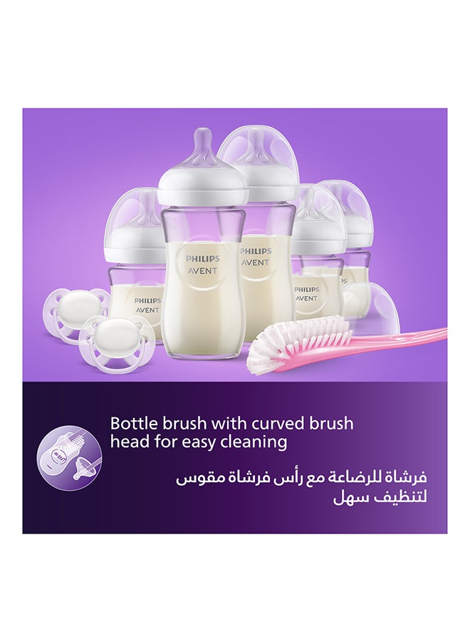 فرشاة تنظيف زجاجة الرضاعة والحلمات - وردي - Image 4