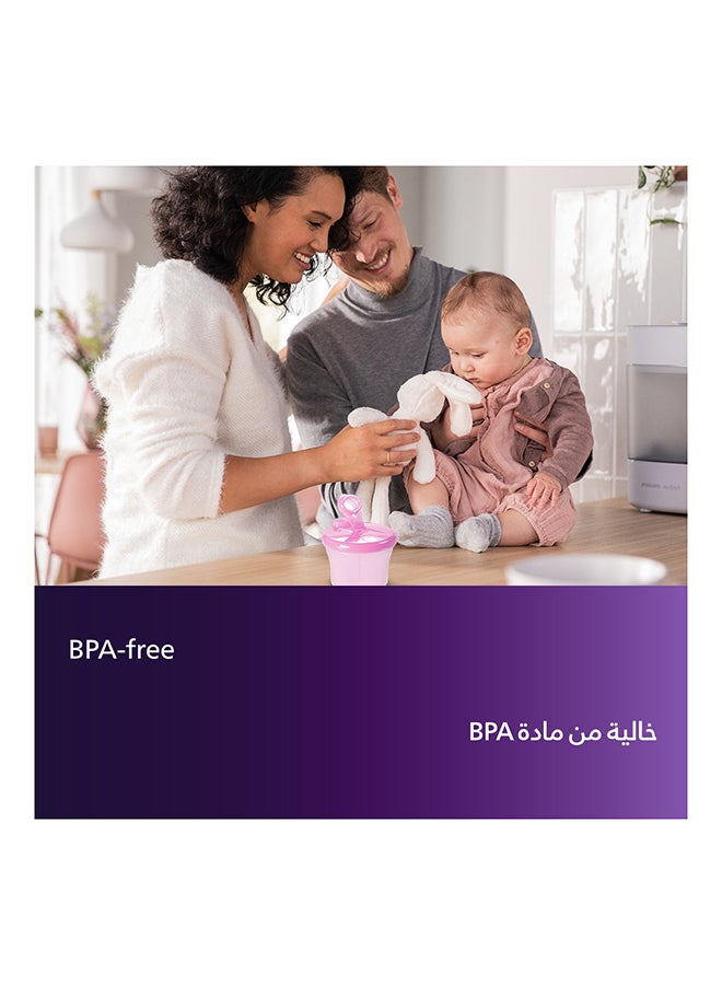 PHILIPS AVENT Milk Powder Dispenser Pink | No.1 Brand Recommended By Moms Worldwide  - Image 3