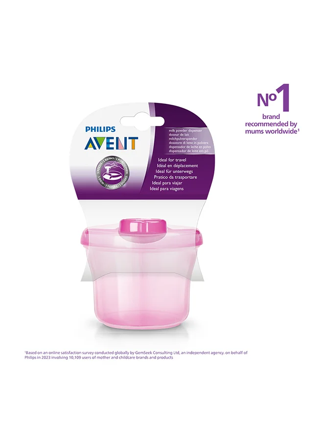 Philips Avent Milk Powder Dispenser Pink | No.1 Brand Recommended By Moms Worldwide
