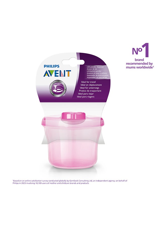 PHILIPS AVENT Milk Powder Dispenser Pink | No.1 Brand Recommended By Moms Worldwide  - Image 1