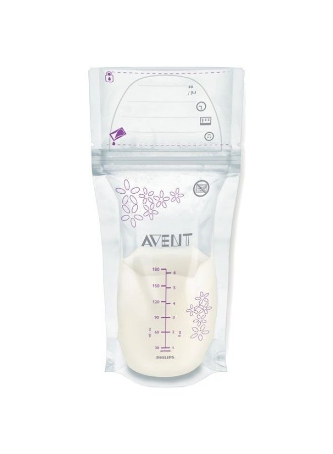 PHILIPS AVENT - Breastmilk Storage Bags 180 Ml , 25 Count - Image 1
