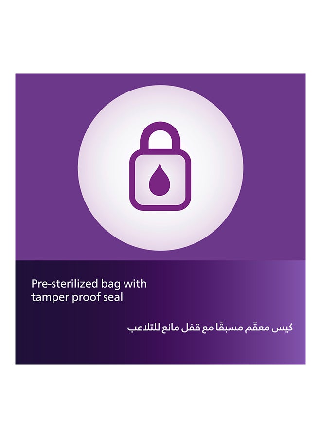 PHILIPS AVENT Breast Milk Bags 6Oz/180Ml| 25Pcs | No.1 Brand Recommended By Moms Worldwide  - Image 5