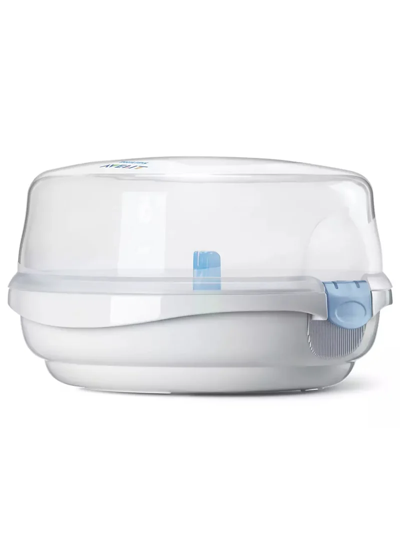 PHILIPS AVENT Durable And Fast Microwave Steam Sterilizer With New Compact Design For Little Baby, White - SCF281/03