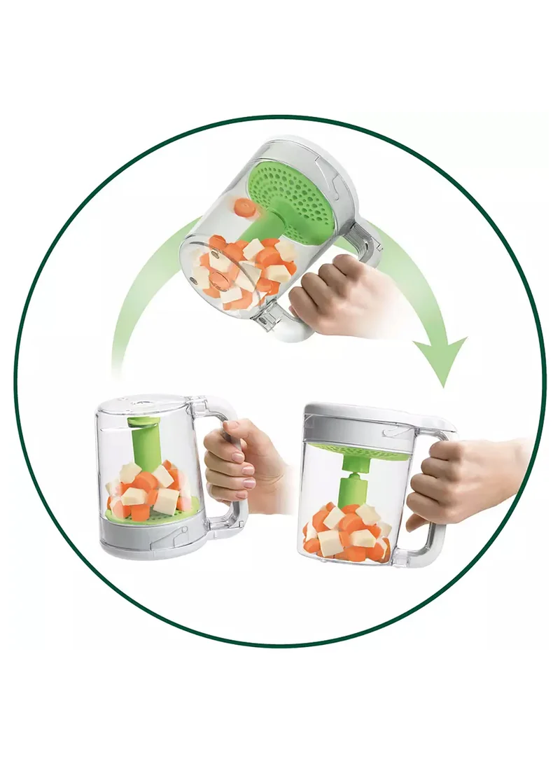 Philips Avent خلاط وجهاز طهي بالبخار صحي 2 في 1  بتصميم صغير، بجهد 220-240 فولت