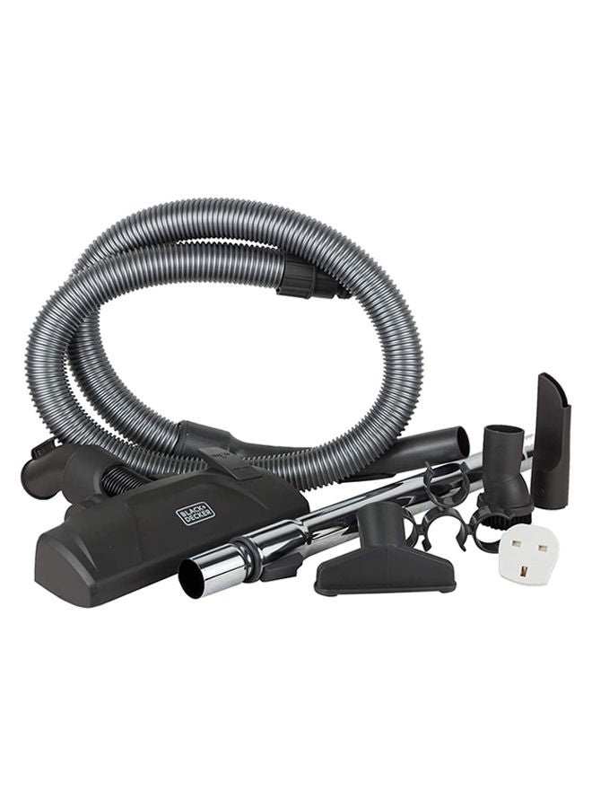 بلاك اند ديكر مكنسة كهربائية 2000 واط، حاوية غبار  2.5 ليتر، نظام فلتر 6 طبقات HEPA،نظام تحكم بقوة الشفط، كابل 5 أمتار، مزودة بفراش، قوية وفعالة، VM2080-B5 2.5 L 2000 W VM2080-B5 رمادي/أسود/أزرق - Image 4