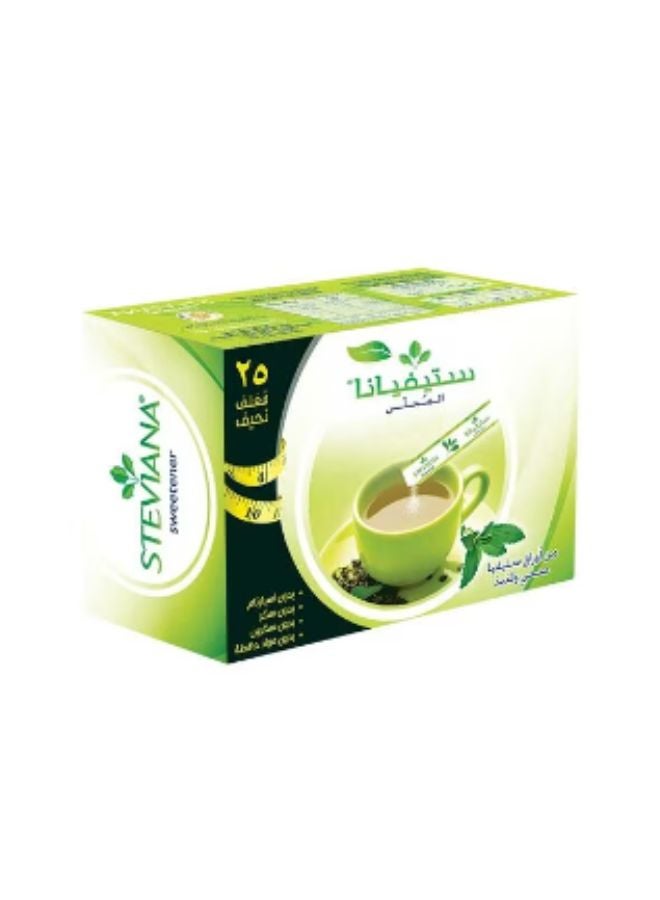 Steviana - Slim Sticks Sweetener 25 Pieces 1.5grams - Image 1