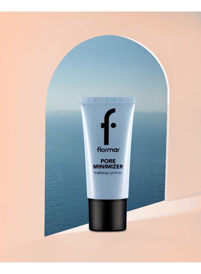 flormar Pore Minimizer Makeup Primer – Pore-Blurring Smoothing Base, Refined Skin Look, Makeup-Gripping Prep 002 White - Image 5