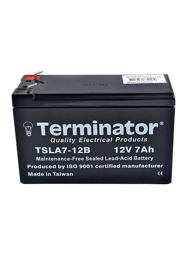 ترمينيتور بطارية حمض الرصاص محكمة الإغلاق بجهد 12 فولت وسعة 7 أمبير في الساعة - Image 1