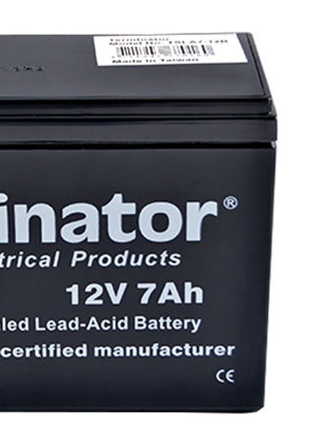 ترمينيتور بطارية حمض الرصاص محكمة الإغلاق بجهد 12 فولت وسعة 7 أمبير في الساعة - Image 2