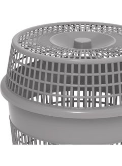 Cosmoplast 65L Round Tall Laundry Bin Grey 65.0Liters  - Image 5
