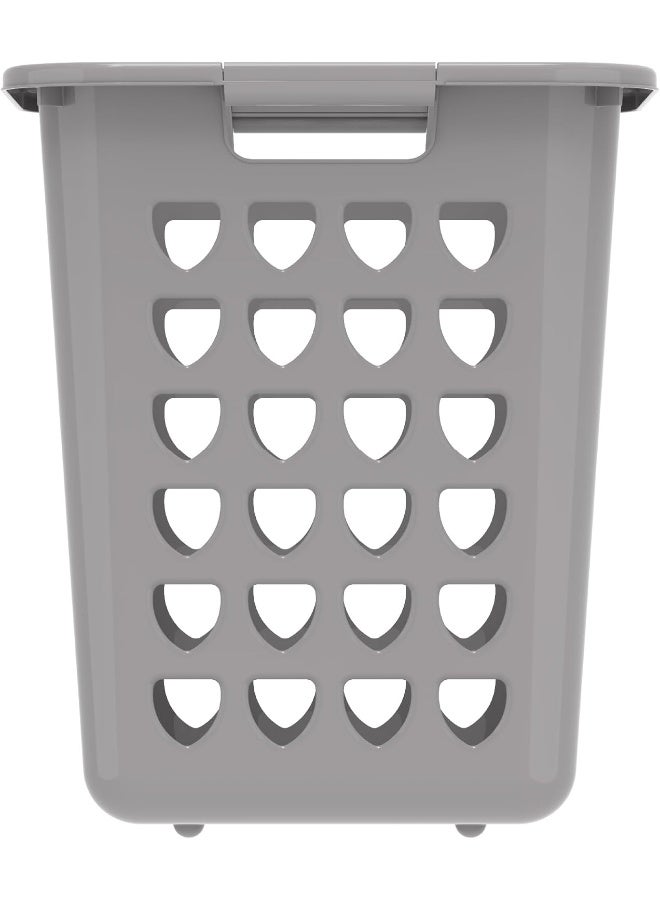 Cosmoplast - Plastic Square Laundry Bin 33L Grey - Image 1
