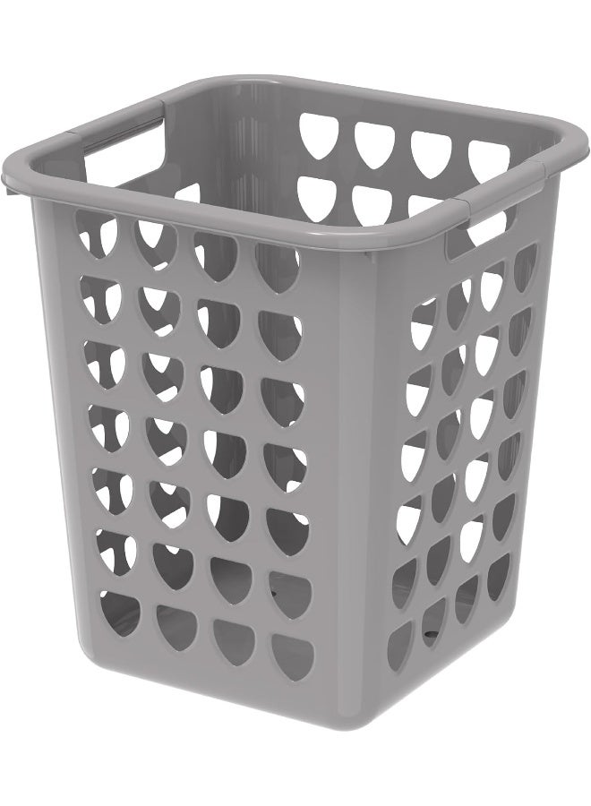 Cosmoplast - Plastic Square Laundry Bin 33L Grey - Image 1