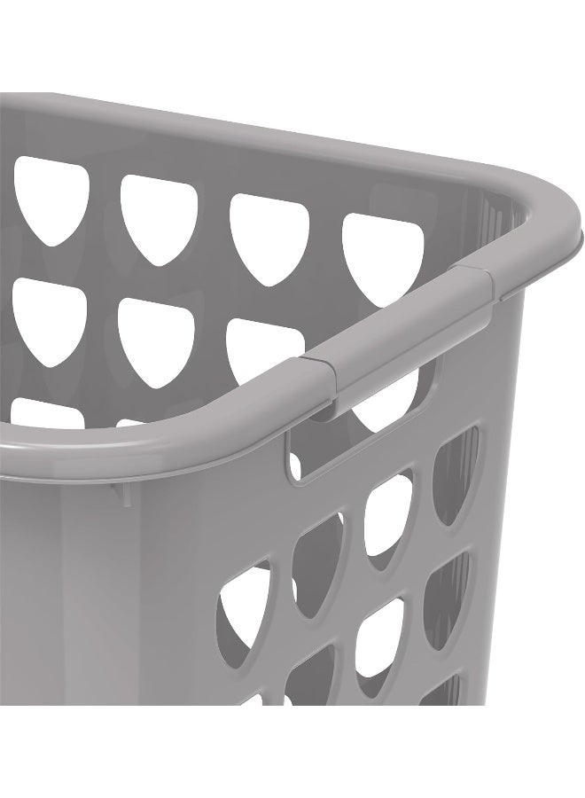 Cosmoplast - Plastic Square Laundry Bin 33L Grey - Image 1