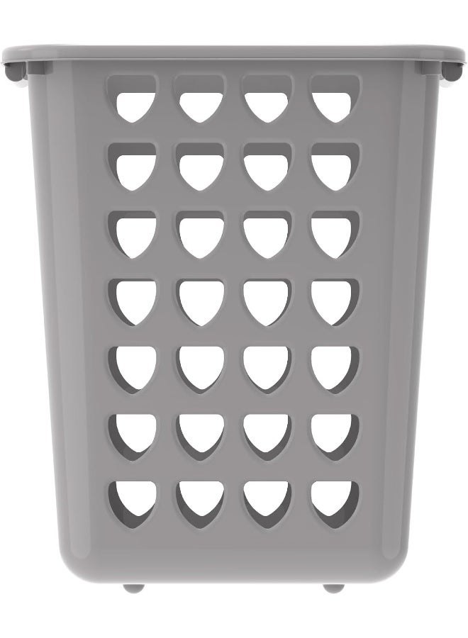 Cosmoplast - Plastic Square Laundry Bin 33L Grey - Image 1