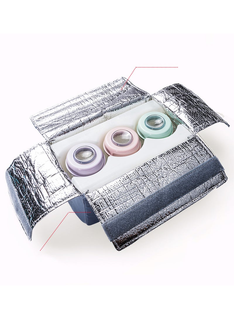 Sunveno - Insulated Bottle And Lunch Bag - Grey - Image 1
