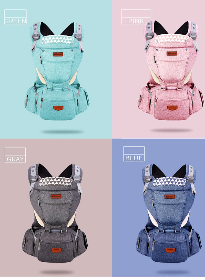 Sunveno - Kangaroo Style Ergonomic Baby Carrier - Multicolour - Image 1