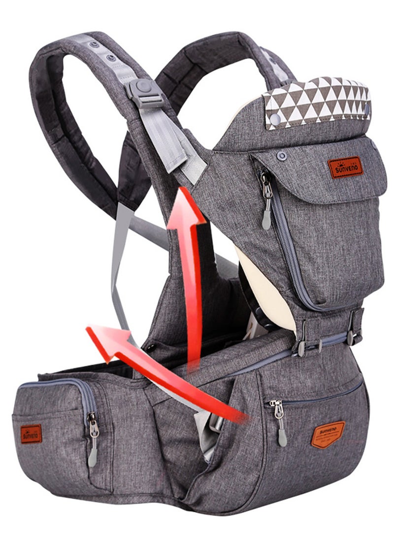 Sunveno - Kangaroo Style Ergonomic Baby Carrier - Multicolour - Image 1
