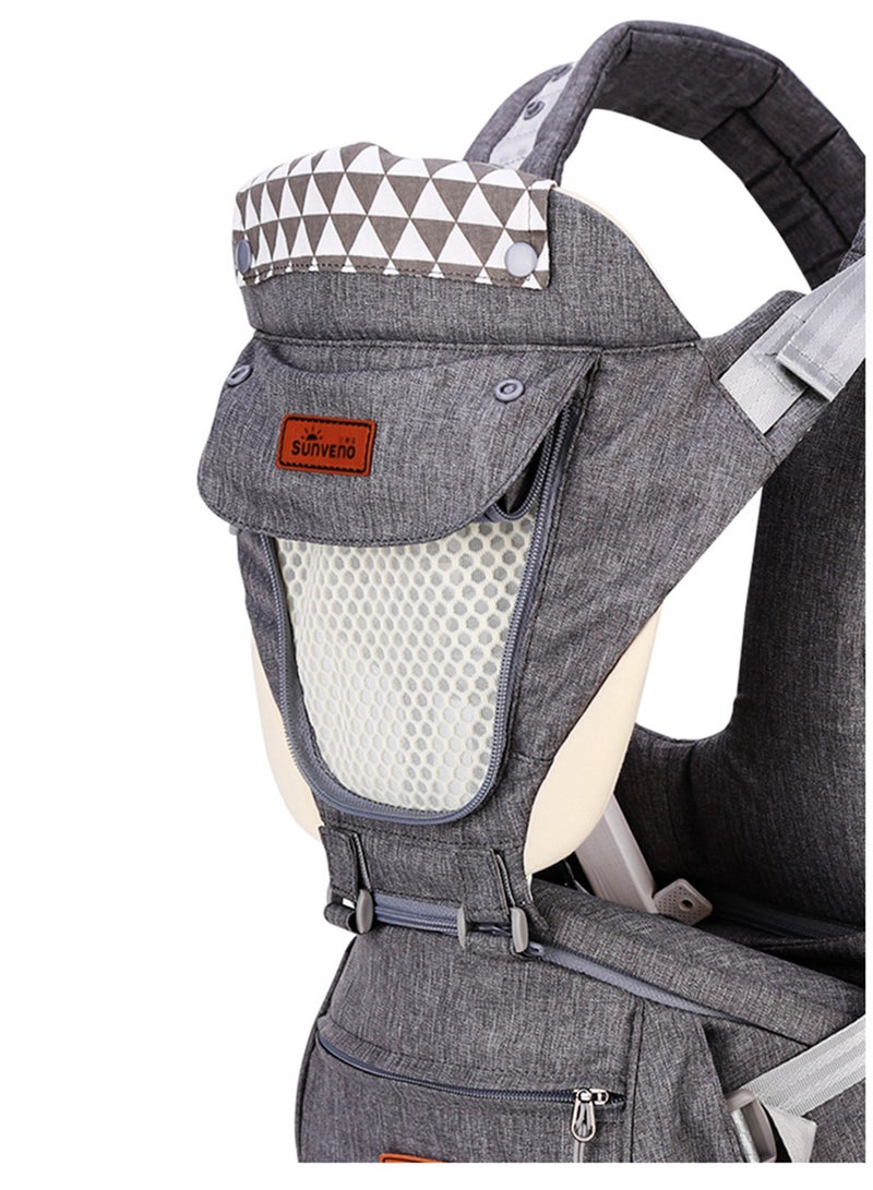 Sunveno - Kangaroo Style Ergonomic Baby Carrier - Multicolour - Image 1