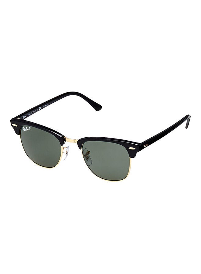 Ray-Ban Polarized Clubmaster Sunglasses - RB3016 901 51 - Lens Size: 51 mm - Black - Image 1
