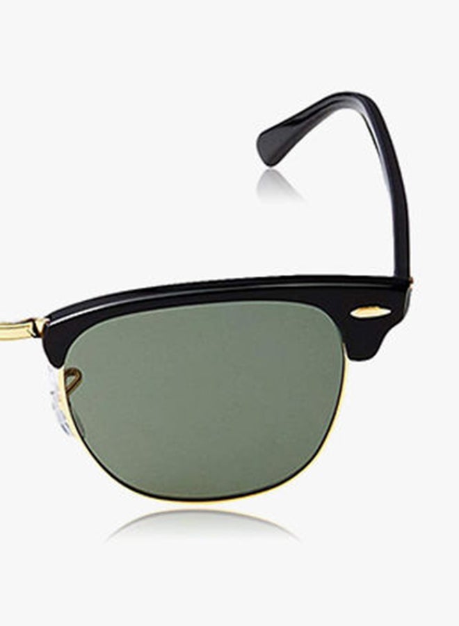 Ray-Ban Polarized Clubmaster Sunglasses - RB3016 901 51 - Lens Size: 51 mm - Black - Image 5