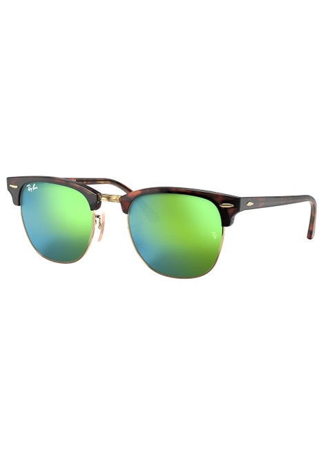 Unisex UV Protection Square Shape Acetate Sunglasses RB3016 114519 51-21 - Lens Size: 51 Mm - Matte Sand Havana